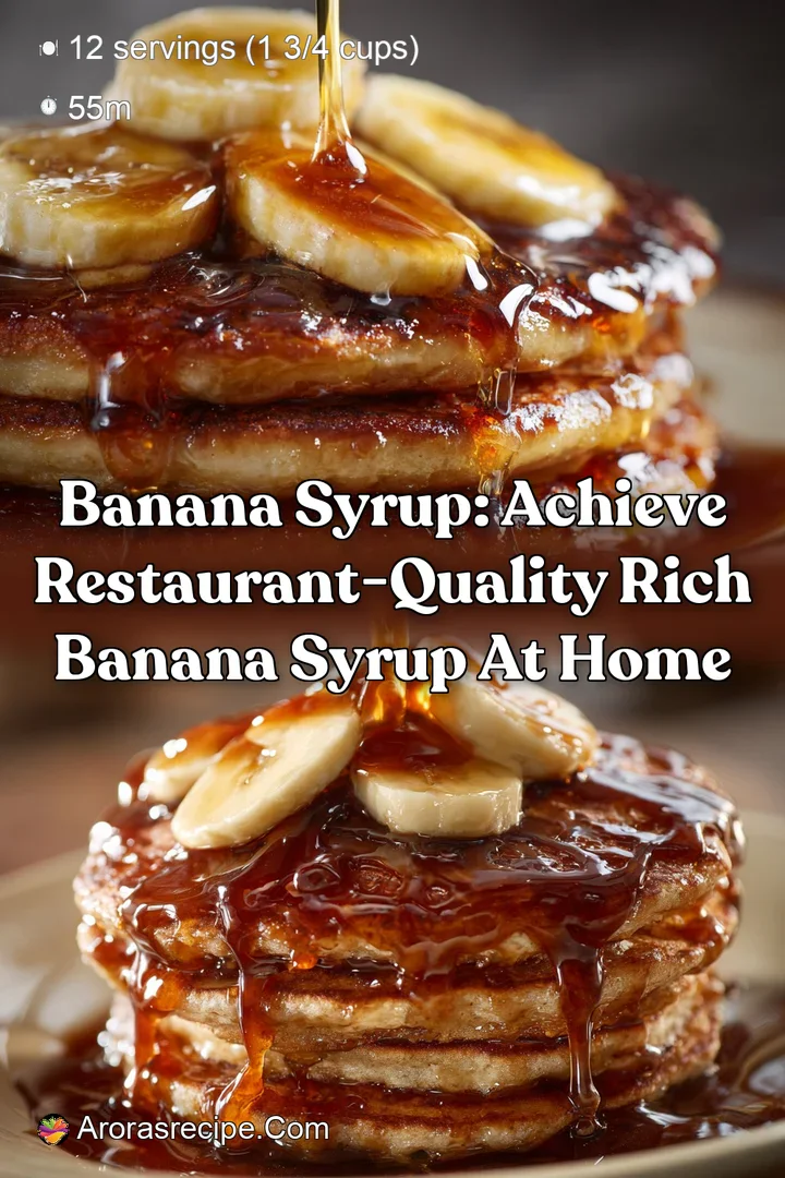 Banana Syrup: Achieve Restaurant-Quality Rich Banana Syrup At Home