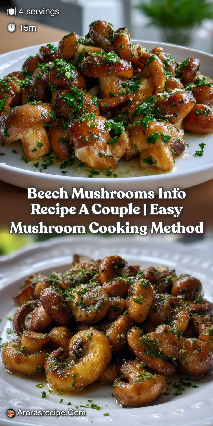 Close-up shot of perfectly browned beech mushrooms with intensely crispy edges, highlighting their delicious textures and ...