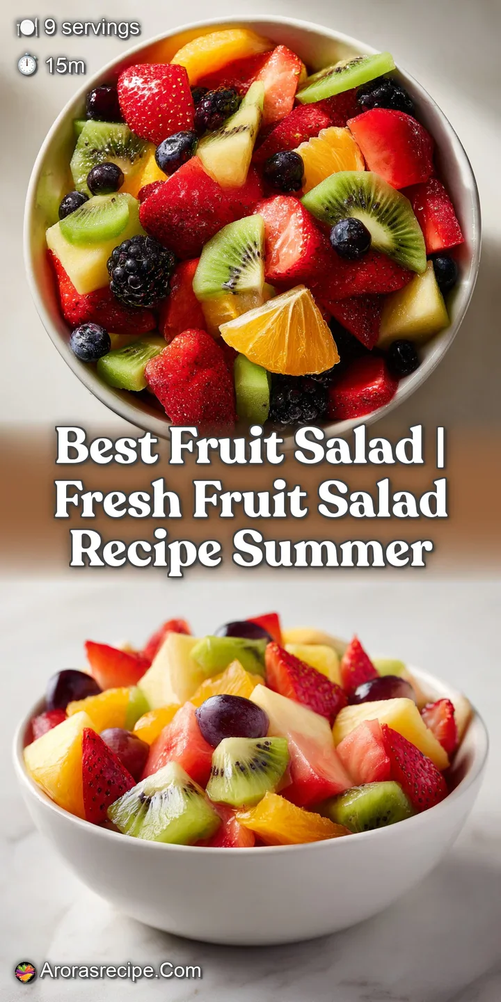 Close-up of glistening, colorful fruit chunks, with dewdrops of juice, invitingly fresh and ripe.