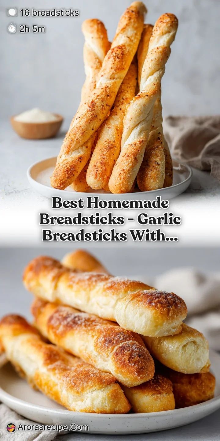 Close-up of a soft, airy breadstick with visible garlic flecks and a warm, inviting glow.