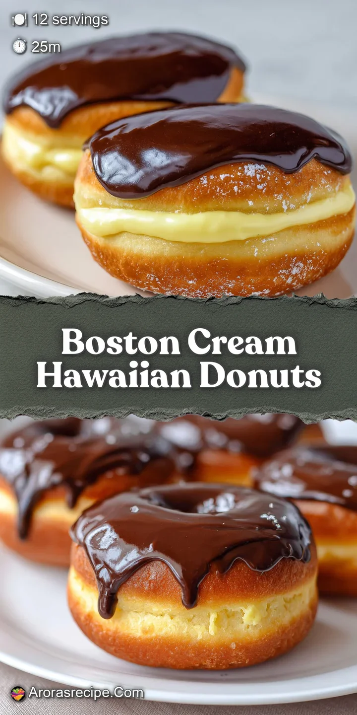 Close-up of a Boston cream donut. See the chocolate drip and custard bulging. A sweet burst of flavor with every bite, gol...