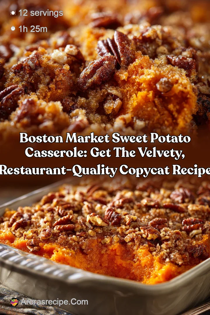 Boston Market Sweet Potato Casserole: Get the Velvety Restaurant-Quality Copycat Recipe