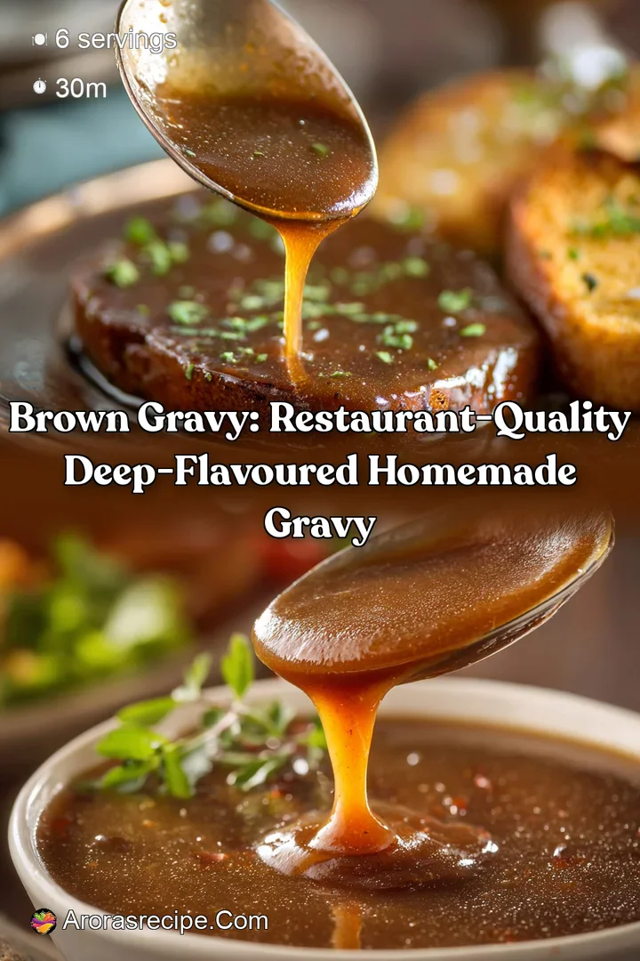 Brown Gravy: Restaurant-Quality Deep-Flavoured Homemade Gravy