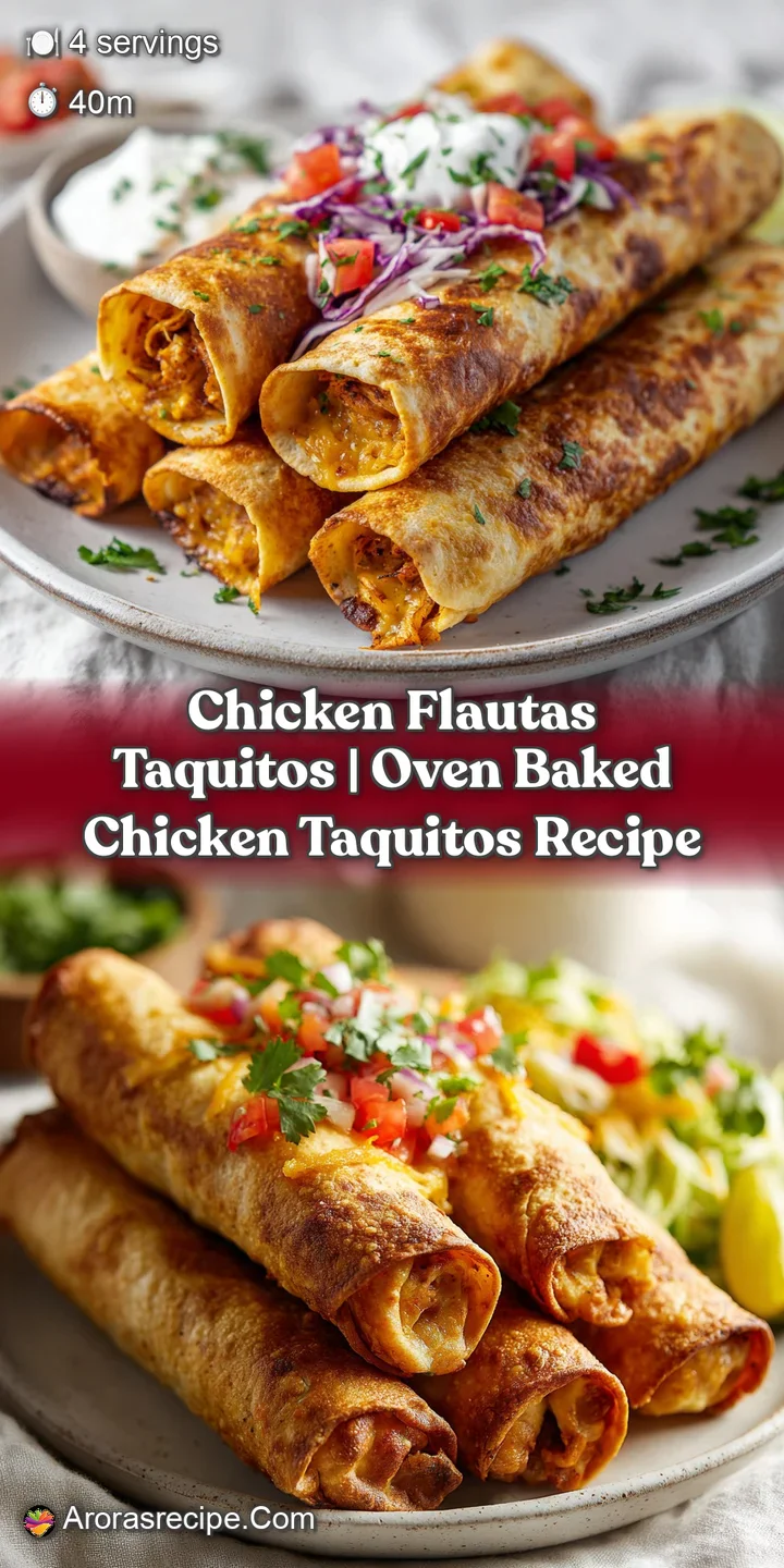 Extreme close-up of a perfectly fried flauta, highlighting the crisp texture and savory, shredded chicken inside.