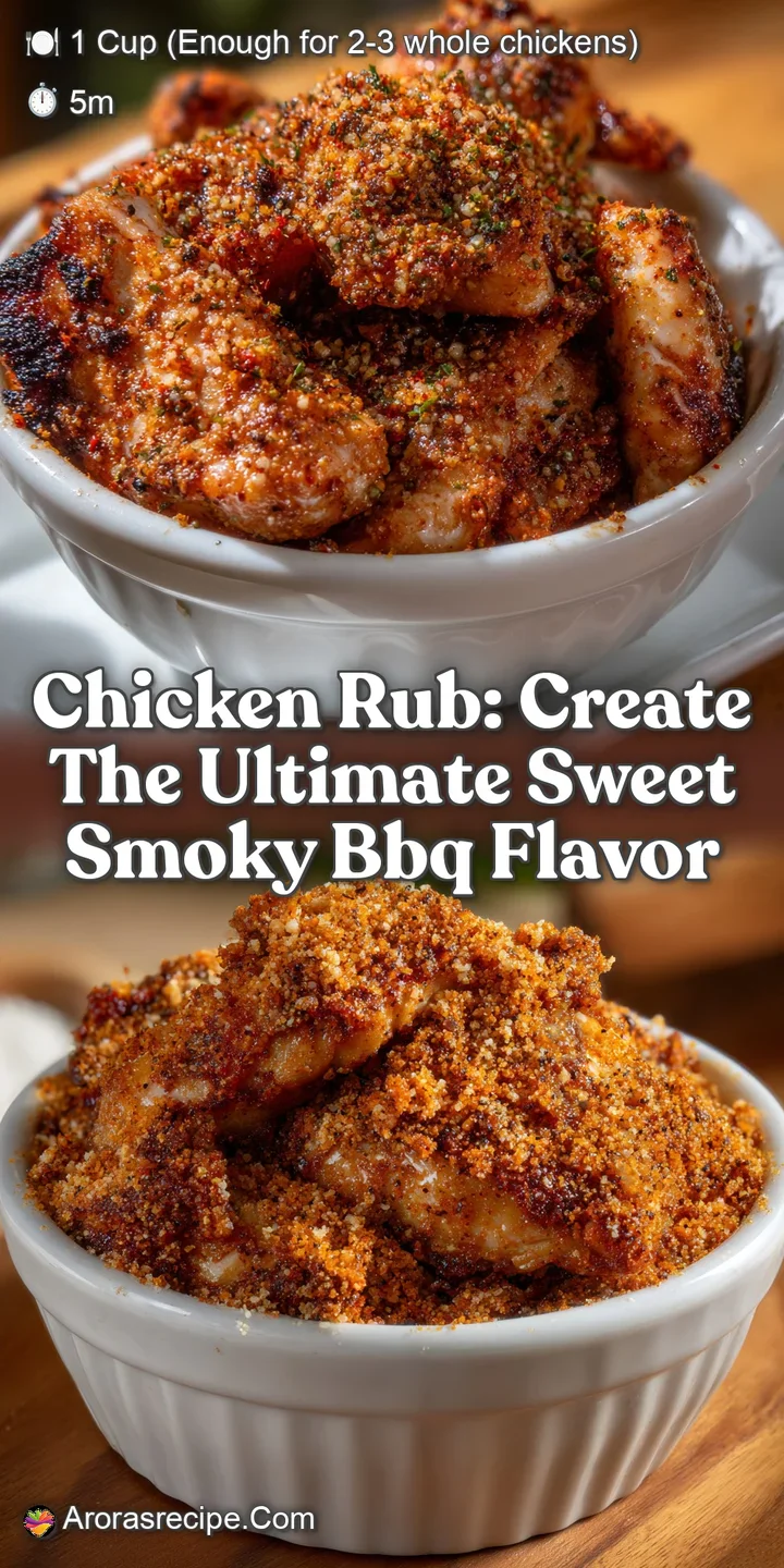 Chicken Rub: Create the Ultimate Sweet Smoky BBQ Flavor