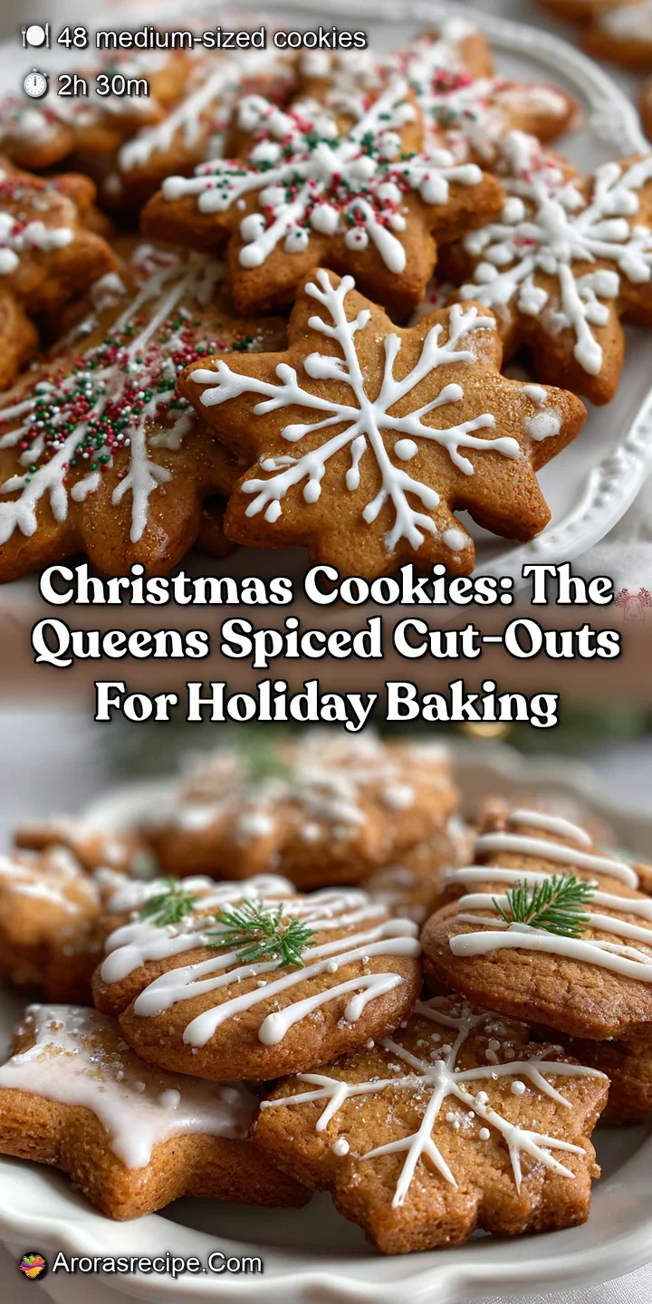 Christmas Cookies: The Queens Spiced Cut-Outs for Holiday Baking