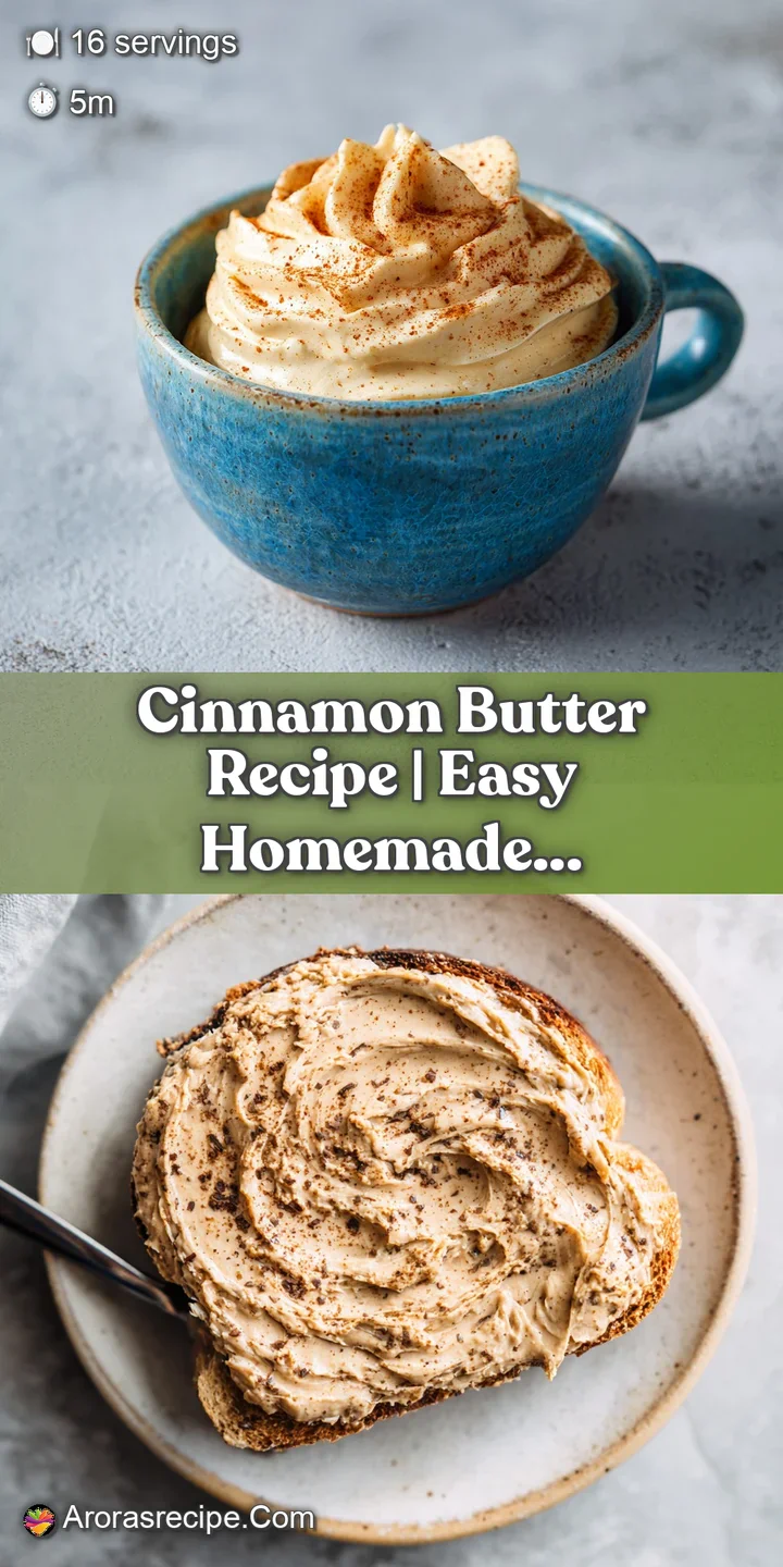 Close-up of smooth, pale butter studded with visible specks of cinnamon.