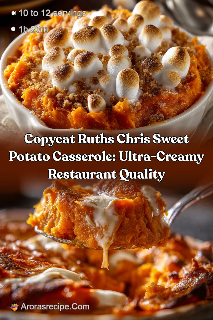 Copycat Ruths Chris Sweet Potato Casserole: Ultra-Creamy Restaurant Quality