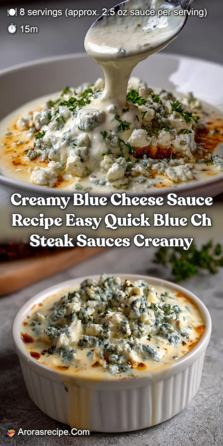 Creamy Blue Cheese Sauce Recipe Easy Quick Blue Ch Steak Sauces Creamy