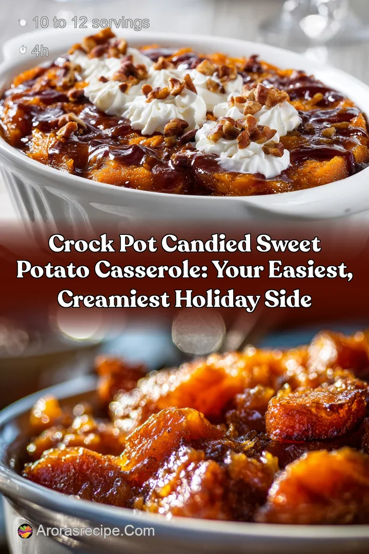 Crock Pot Candied Sweet Potato Casserole: Your Easiest Creamiest Holiday Side