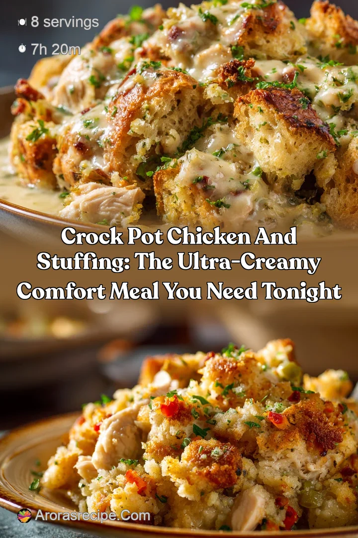 Crock Pot Chicken and Stuffing: The Ultra-Creamy Comfort Meal You Need Tonight