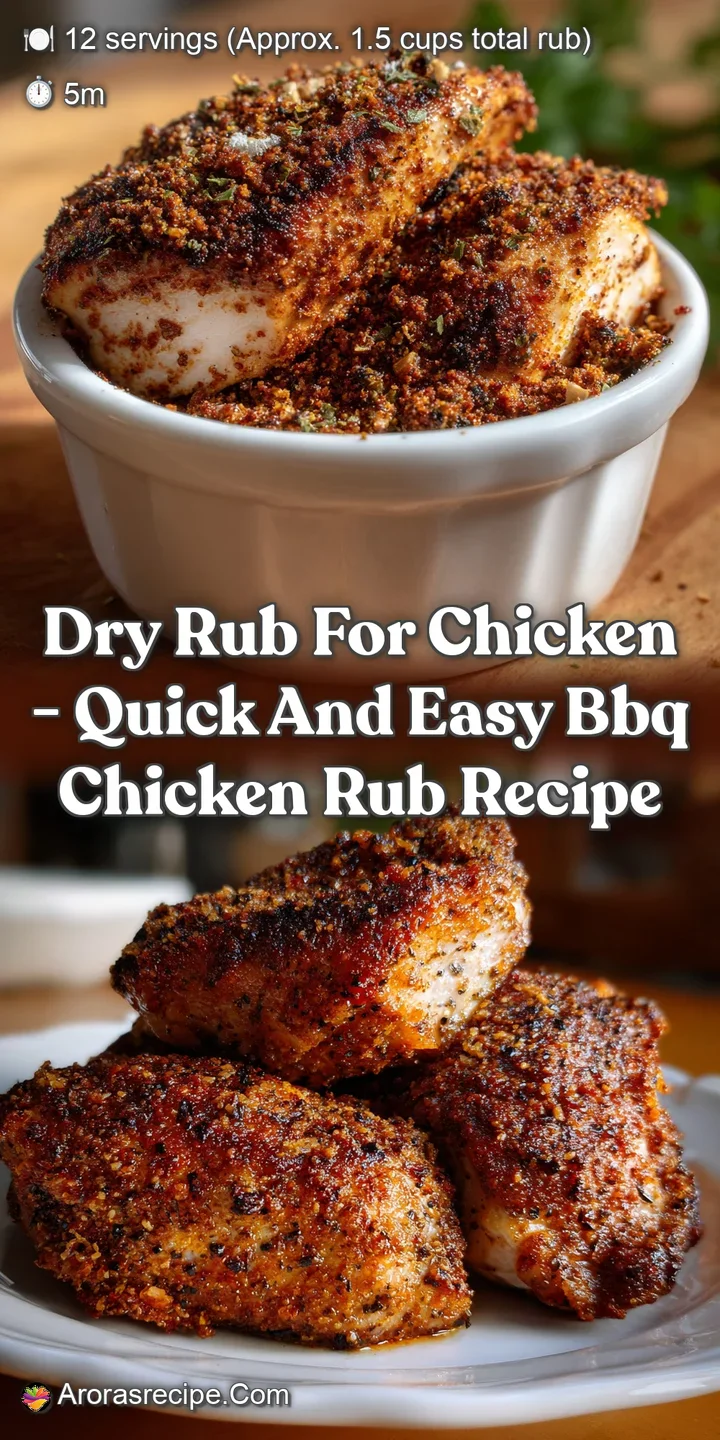 Dry Rub For Chicken - Quick and Easy BBQ Chicken Rub Recipe