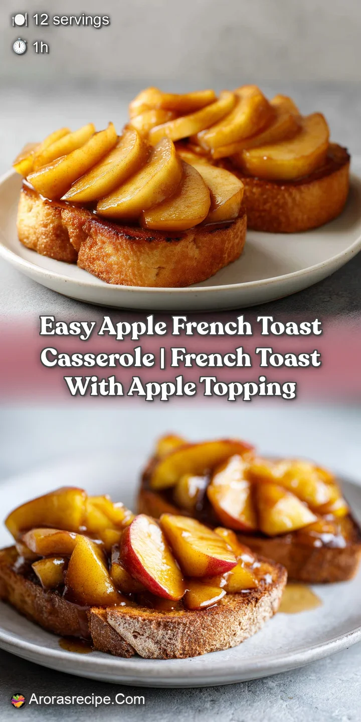 Close-up of a glistening amber caramel drizzle dripping down golden toast and tender, cinnamon-browned apple slices.