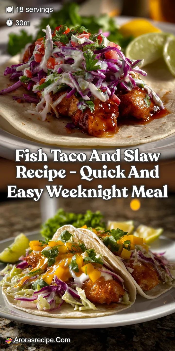 Fish Taco and Slaw Recipe - Quick and Easy Weeknight Meal