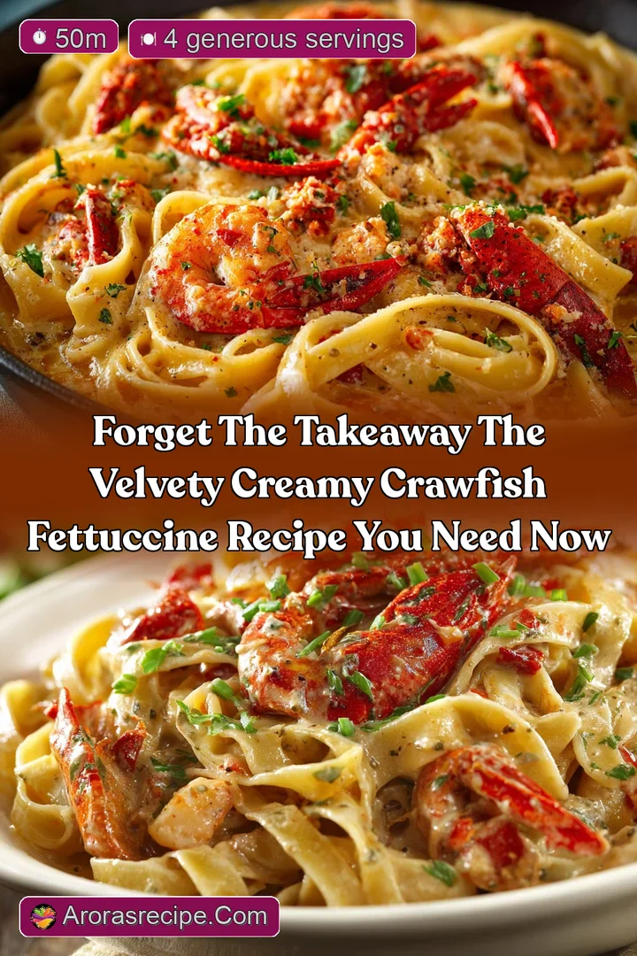 Forget the takeaway The velvety Creamy Crawfish Fettuccine Recipe you need now