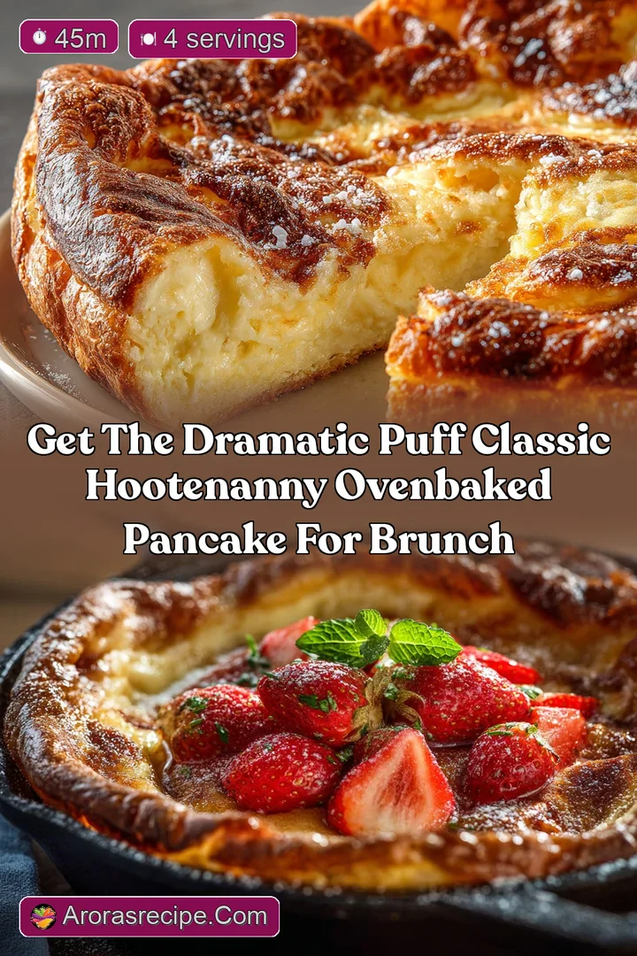 Get the Dramatic Puff Classic Hootenanny OvenBaked Pancake for Brunch