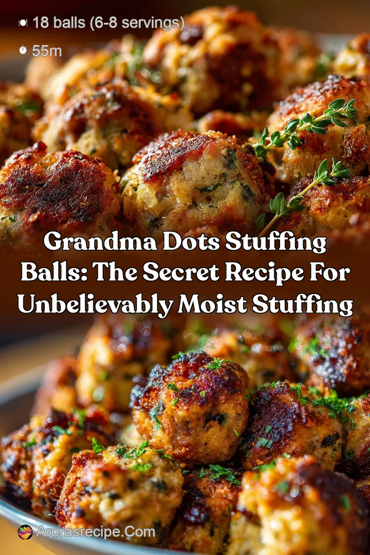 Grandma Dots Stuffing Balls: The Secret Recipe for Unbelievably Moist Stuffing