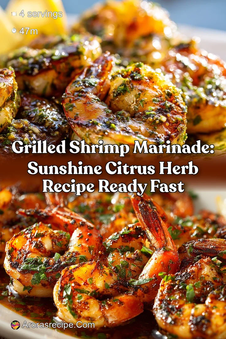 Grilled Shrimp Marinade: Sunshine Citrus Herb Recipe Ready Fast