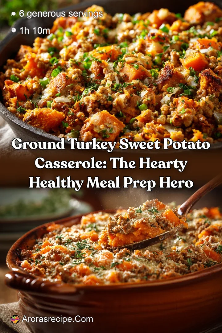 Ground Turkey Sweet Potato Casserole: The Hearty Healthy Meal Prep Hero