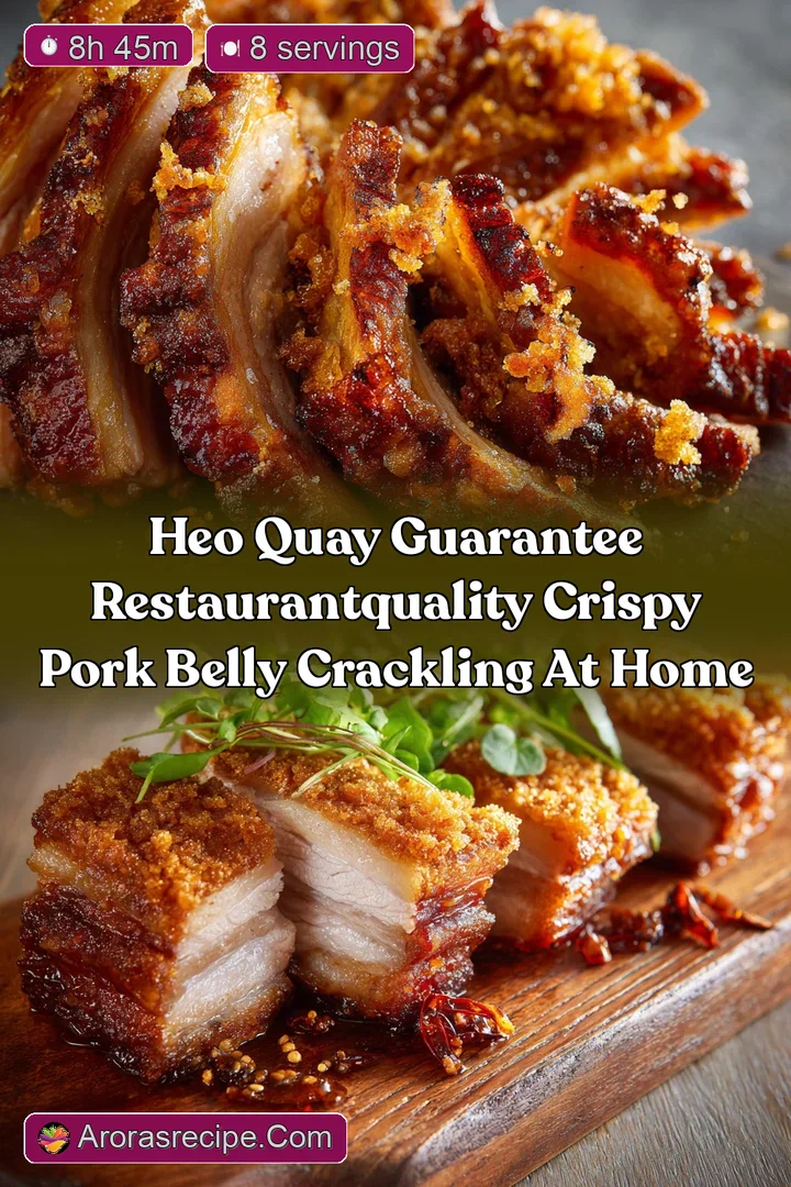 Heo Quay Guarantee RestaurantQuality Crispy Pork Belly Crackling at Home