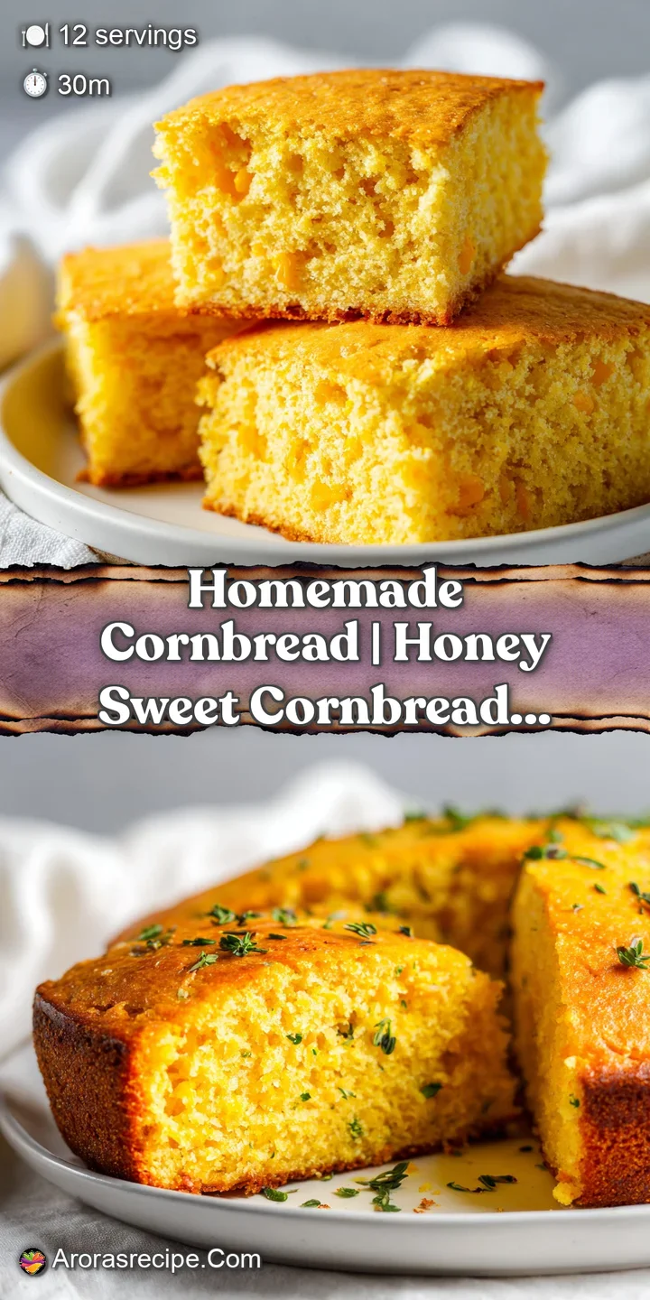 Close-up of a fluffy, golden cornbread interior with visible kernels and a moist crumb.