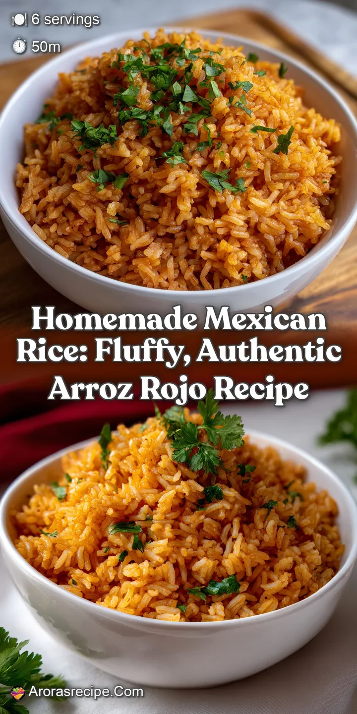 Homemade Mexican Rice: Fluffy Authentic Arroz Rojo Recipe
