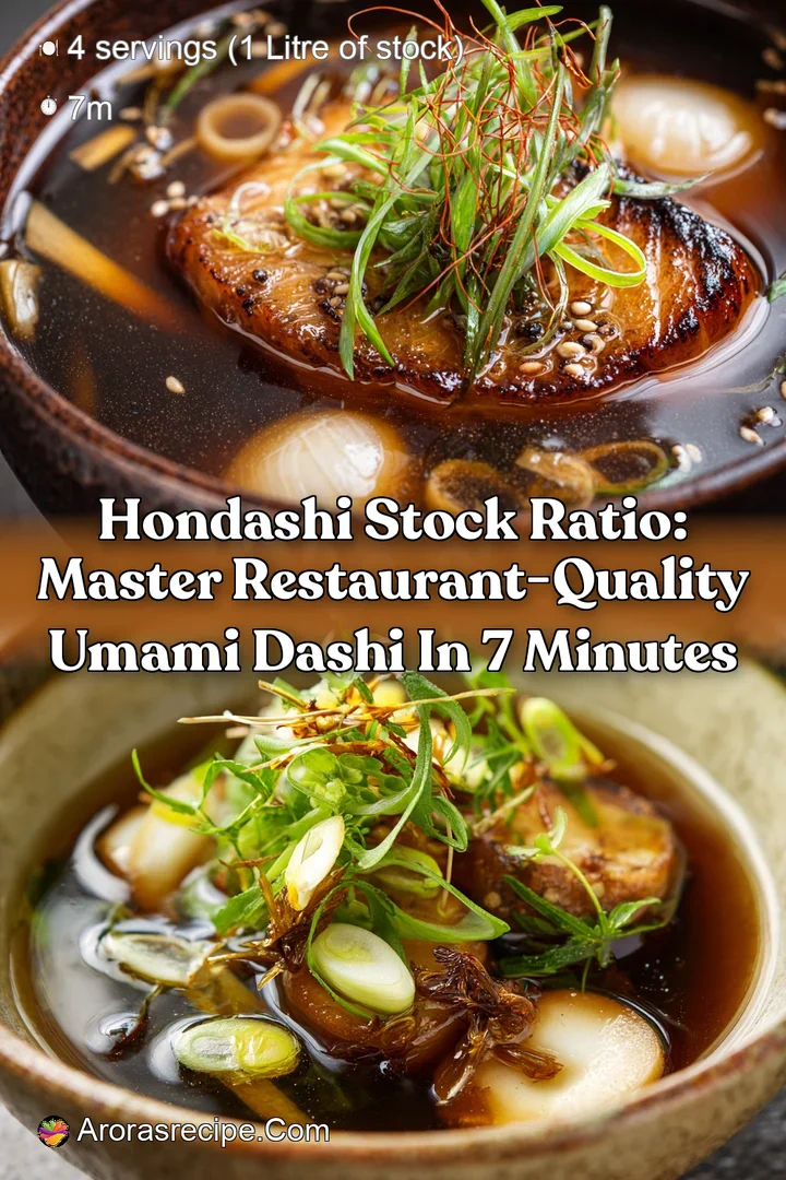 Hondashi Stock Ratio: Master Restaurant-Quality Umami Dashi in 7 Minutes