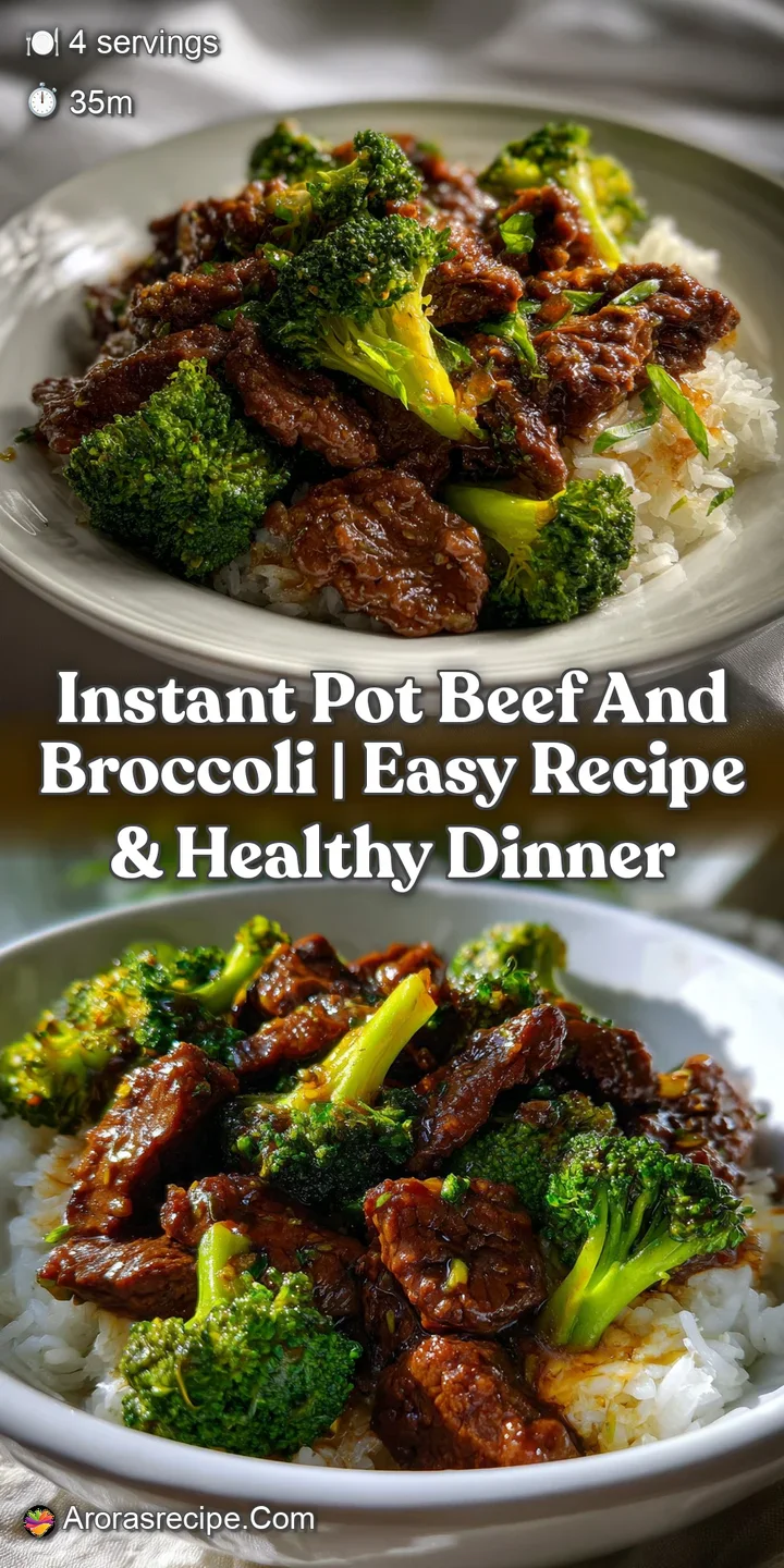 Instant Pot Beef and Broccoli | Easy Recipe & Healthy Dinner