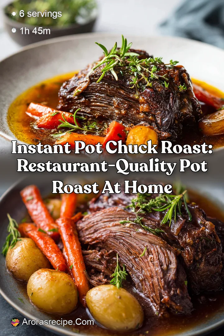 Instant Pot Chuck Roast: Restaurant-Quality Pot Roast at Home