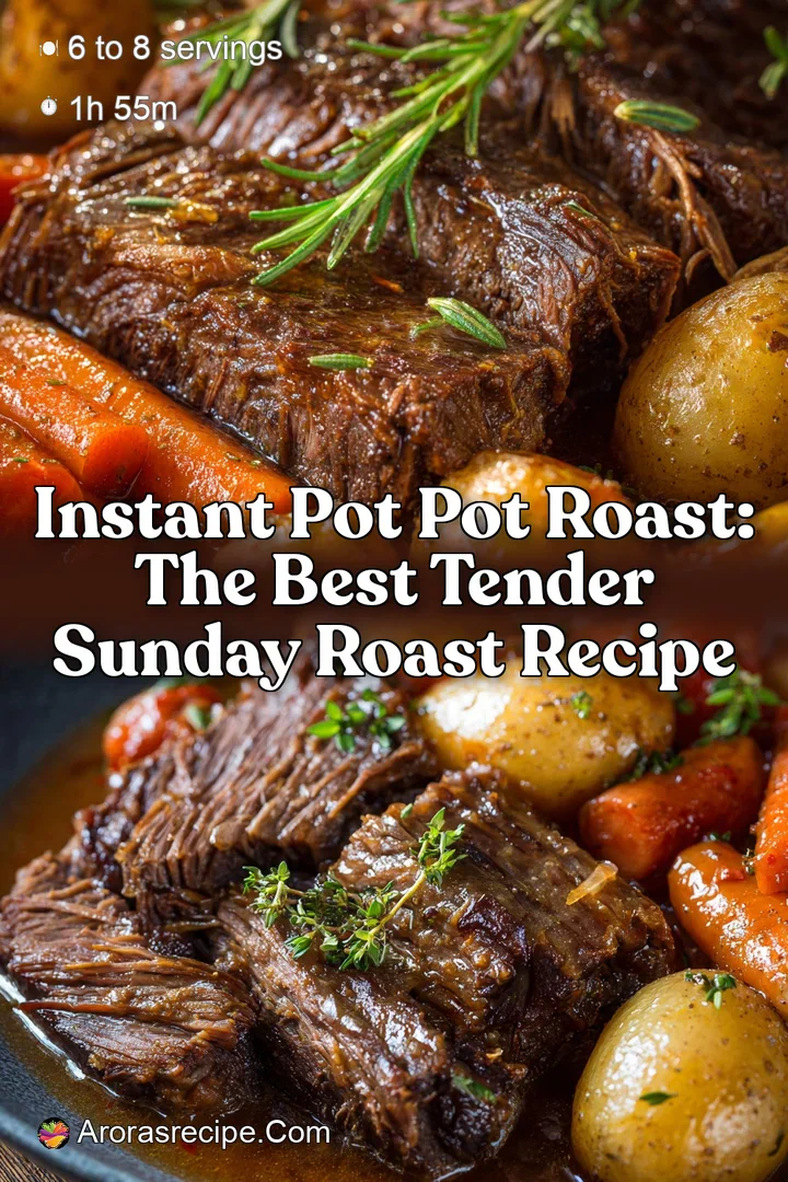 Instant Pot Pot Roast: The Best Tender Sunday Roast Recipe