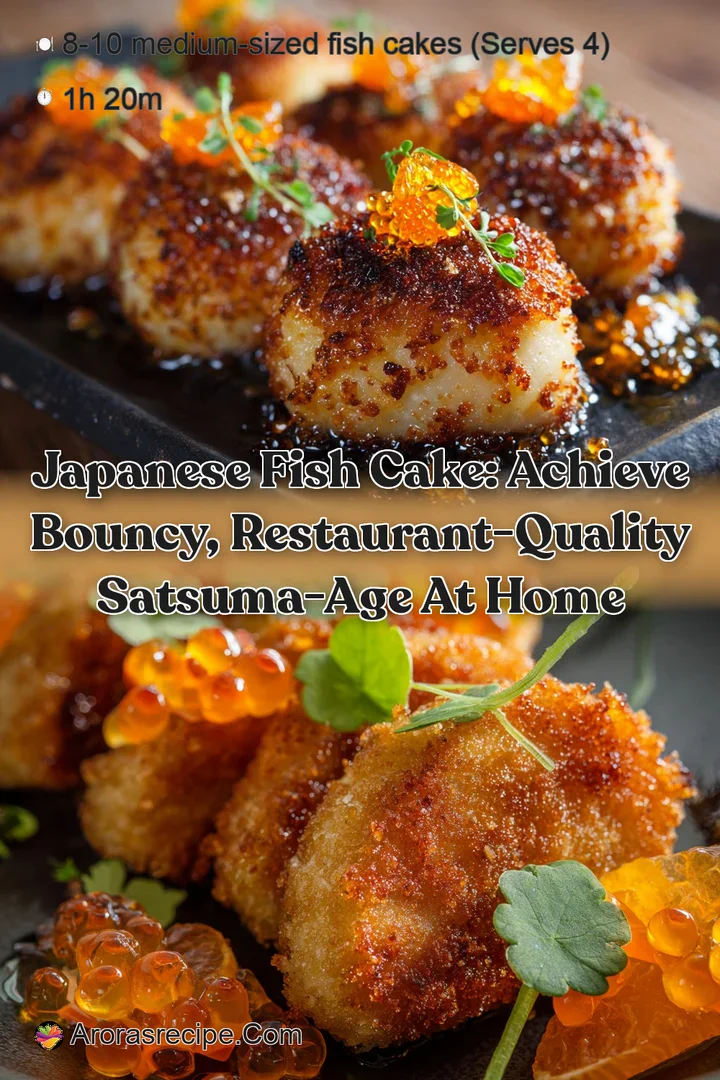 Japanese Fish Cake: Achieve Bouncy Restaurant-Quality Satsuma-age at Home