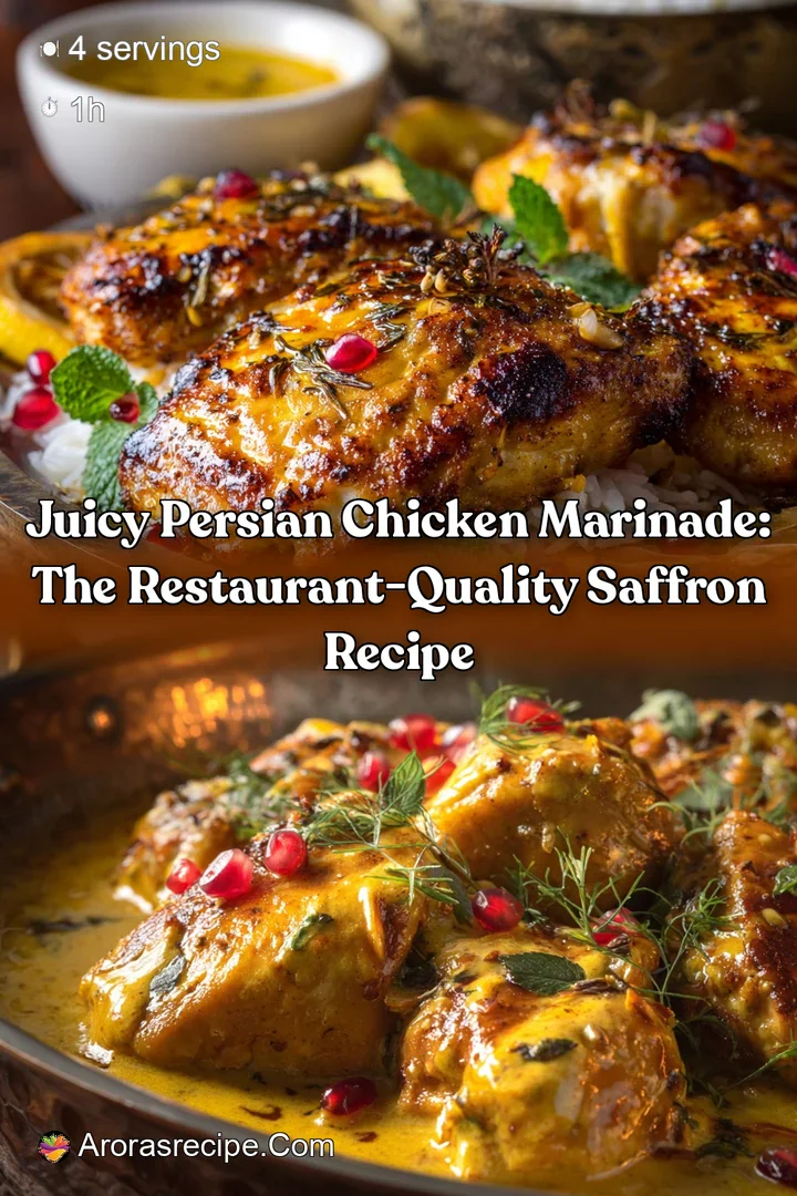 Juicy Persian Chicken Marinade: The Restaurant-Quality Saffron Recipe
