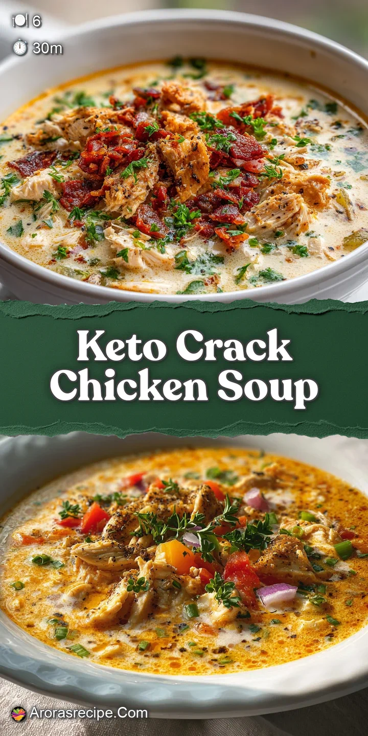 Close-up of thick, creamy soup, showing the texture of bacon and the freshness of bright green onions, giving a warm feel.