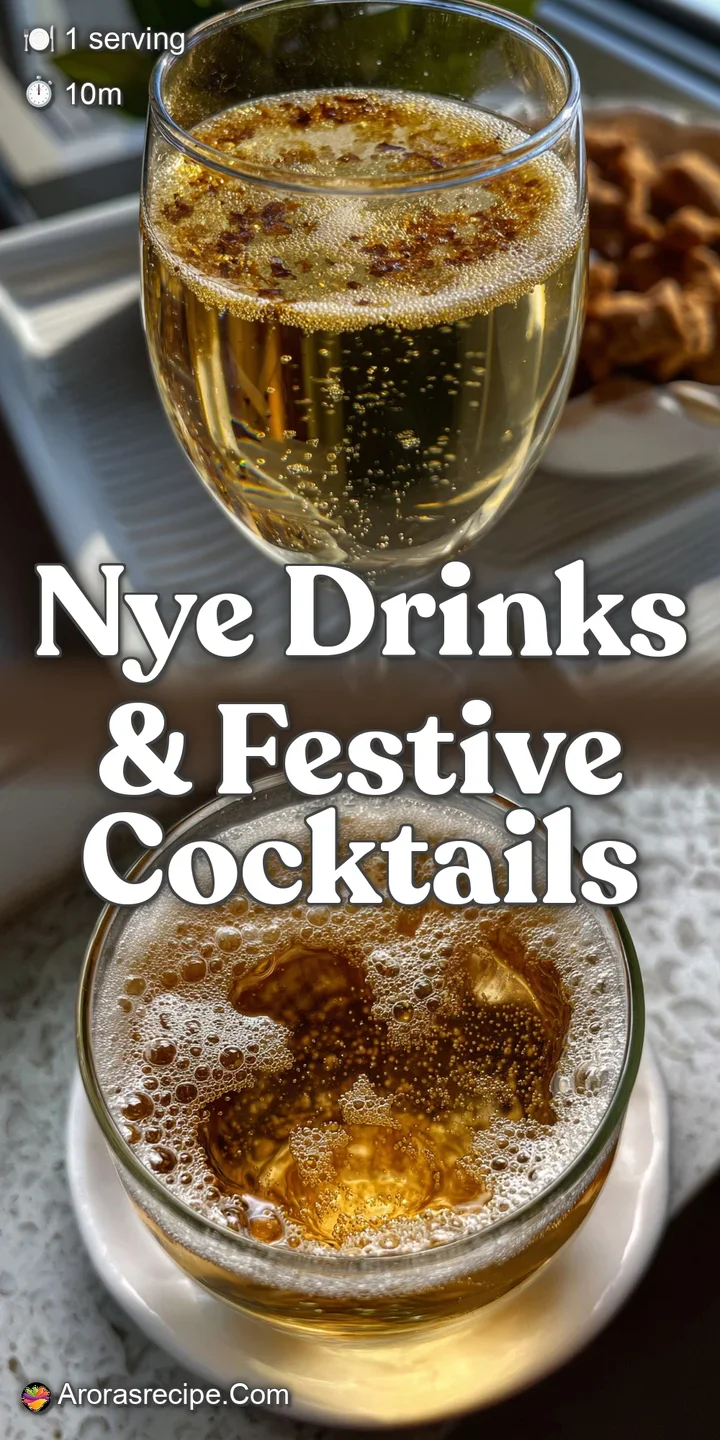 Close-up of bubbling champagne with floating cranberries and a hint of green rosemary. The delicate bubbles and chilled gl...