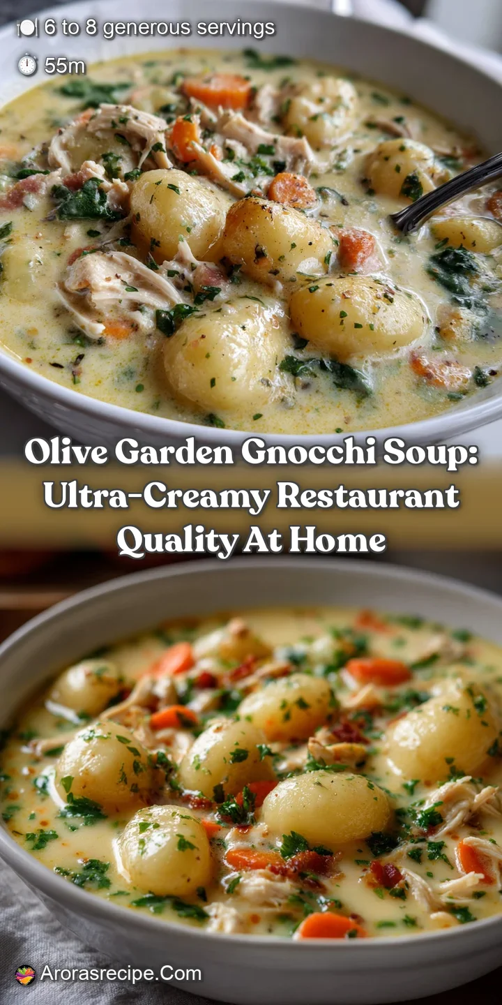 Olive Garden Gnocchi Soup: Ultra-Creamy Restaurant Quality at Home