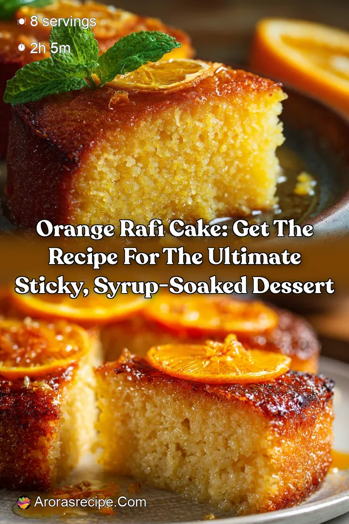 Orange Rafi Cake: Get the Recipe for the Ultimate Sticky Syrup-Soaked Dessert