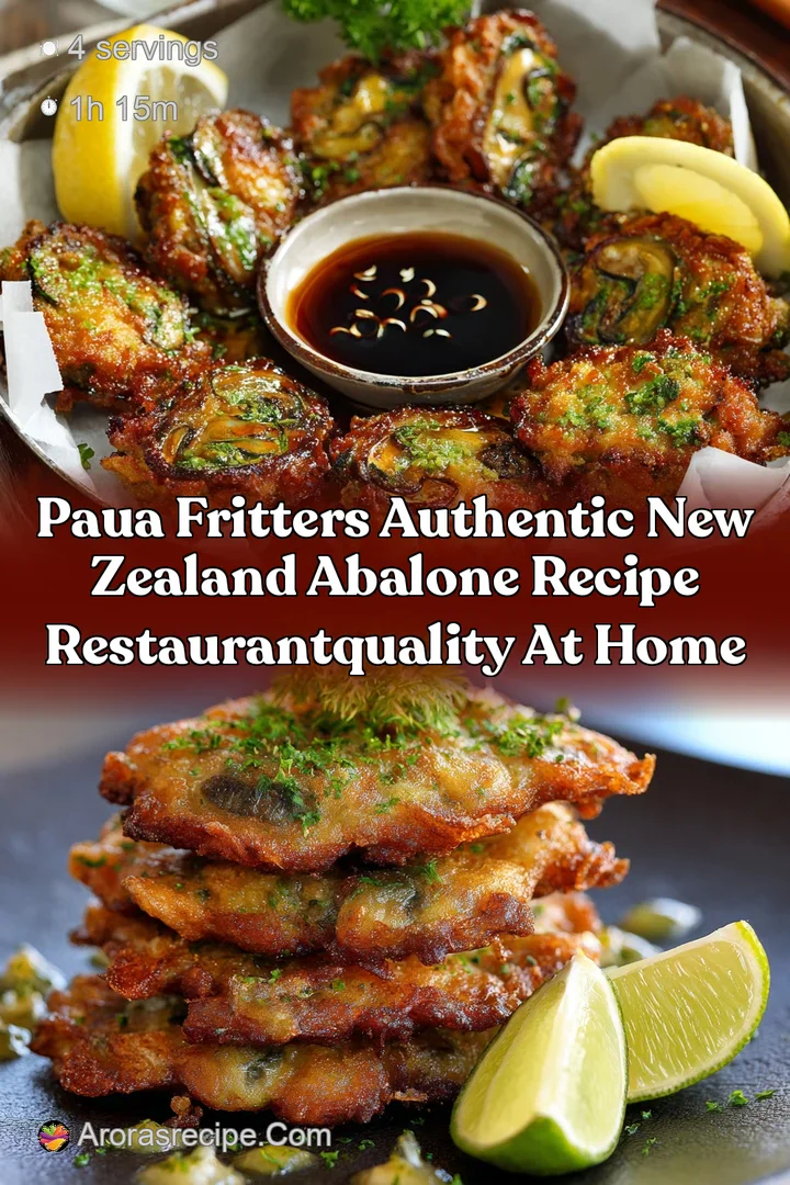 Paua Fritters Authentic New Zealand Abalone Recipe RestaurantQuality at Home