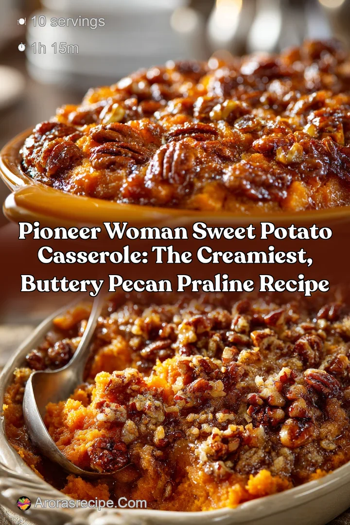 Pioneer Woman Sweet Potato Casserole: The Creamiest Buttery Pecan Praline Recipe