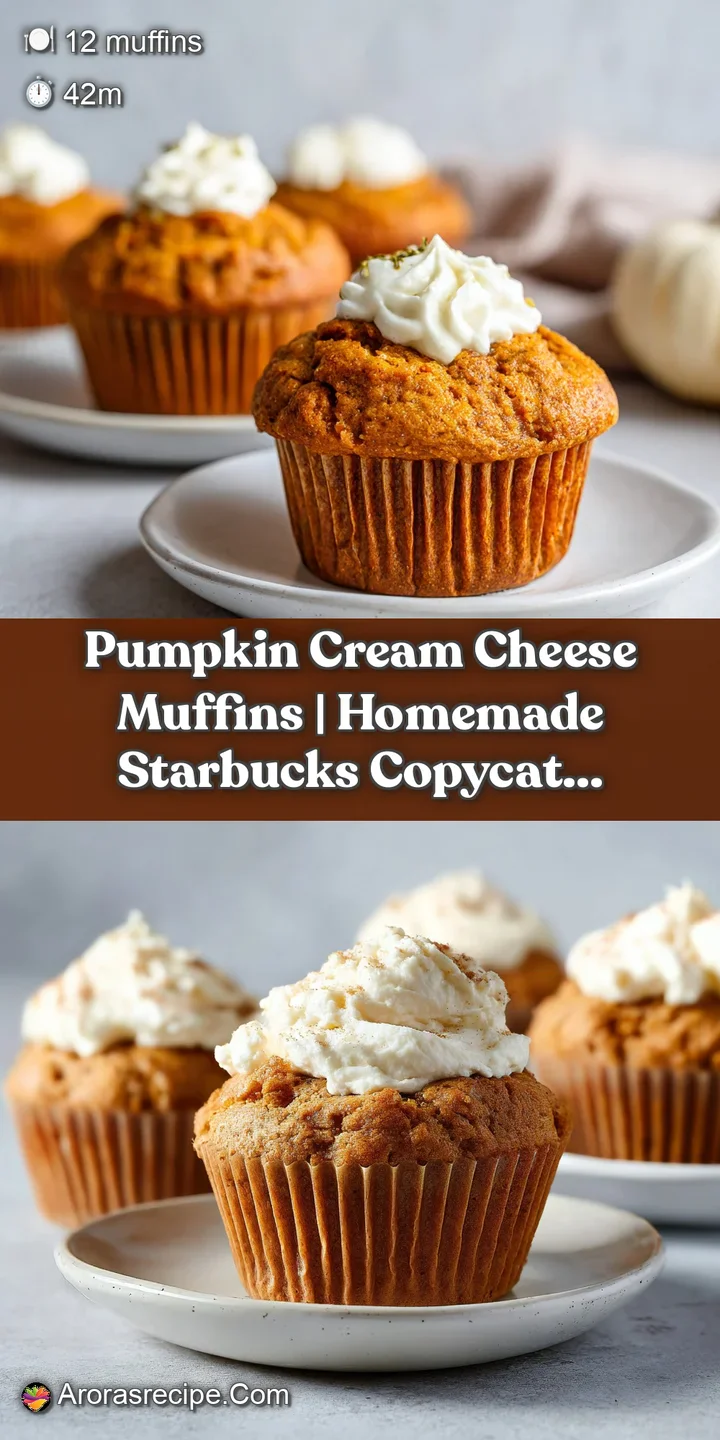 Close-up of a moist pumpkin muffin with creamy swirls and a tender crumb, highlighting its rich orange hue.