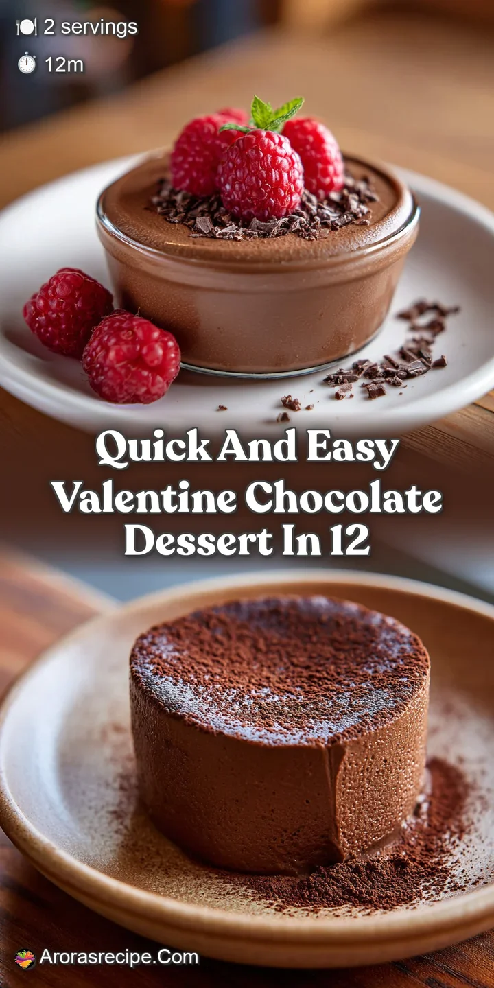 Close-up of a decadent chocolate dessert, its smooth, glossy surface hinting at a rich, melt-in-your-mouth texture, cocoa ...