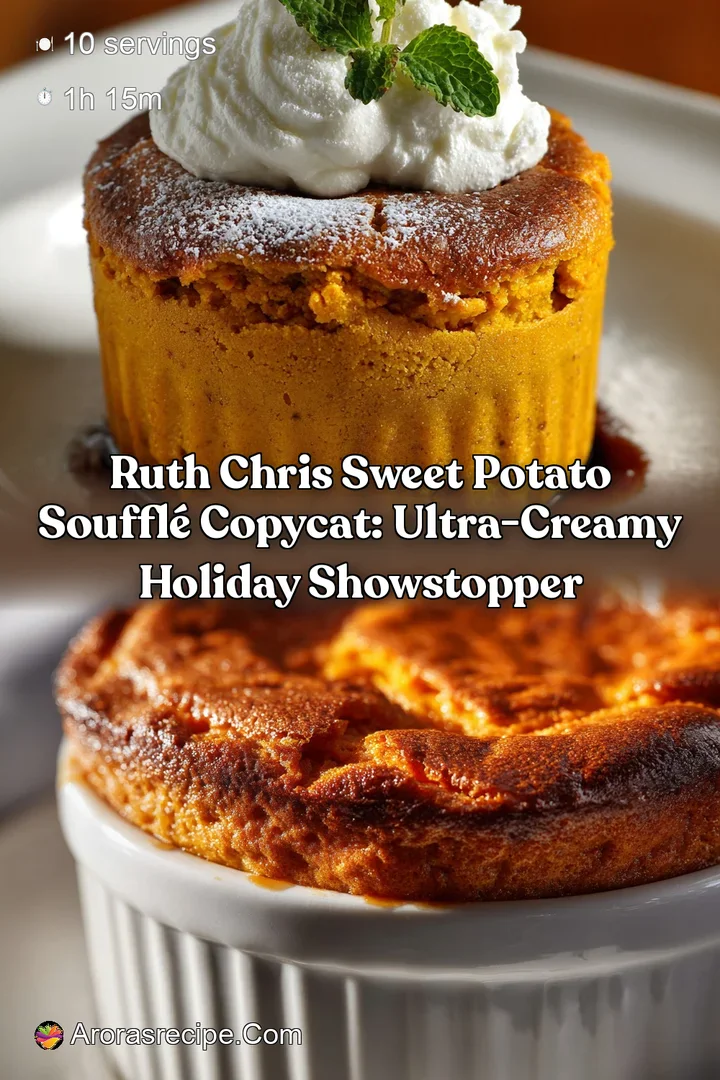 Ruth Chris Sweet Potato Souffl&eacute; Copycat: Ultra-Creamy Holiday Showstopper