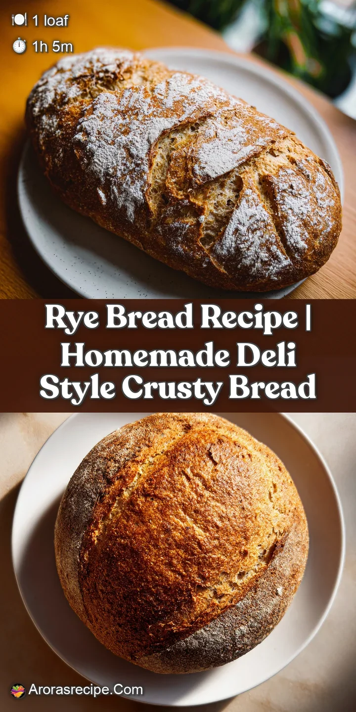 A close-up of a warm slice of rye bread reveals a dense, moist crumb with visible caraway seeds.