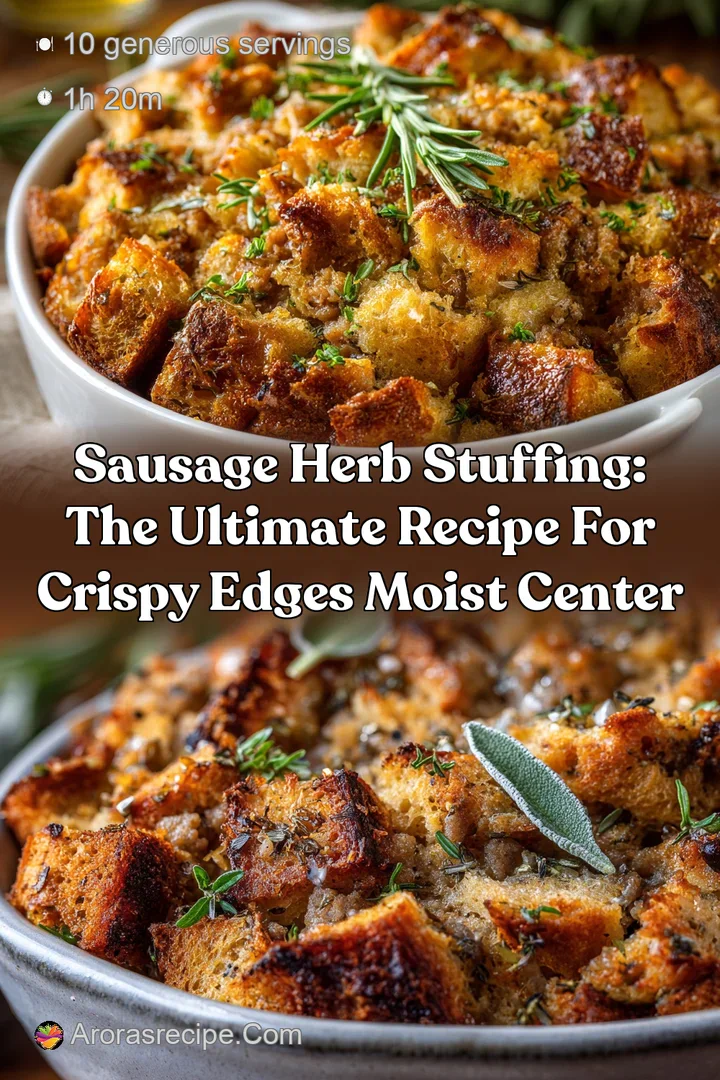 Sausage Herb Stuffing: The Ultimate Recipe for Crispy Edges Moist Center