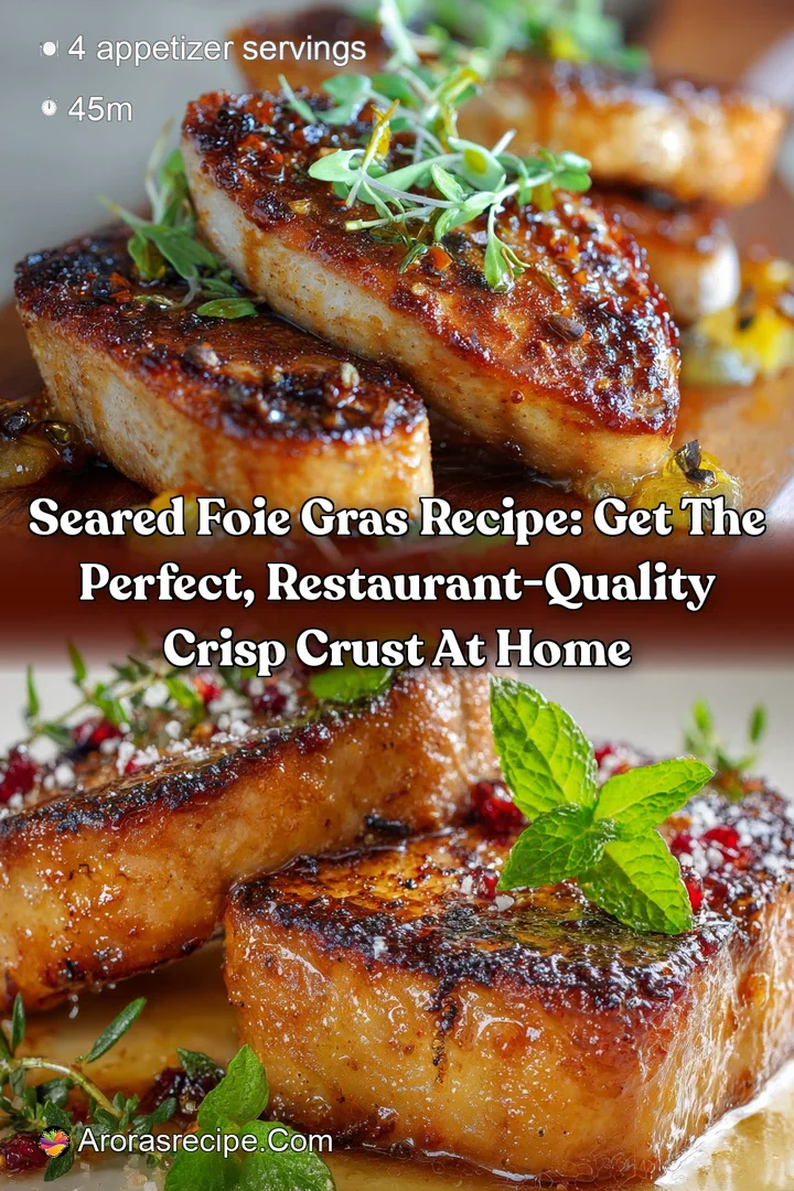 Seared Foie Gras Recipe: Get the Perfect Restaurant-Quality Crisp Crust at Home