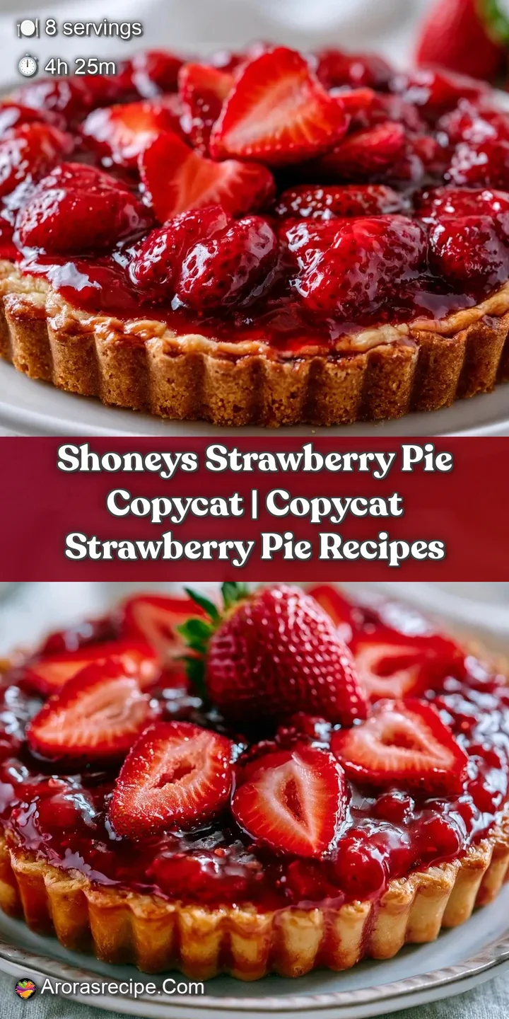 Close-up of glossy, translucent red strawberry filling with whole berries inside a buttery, golden crust.