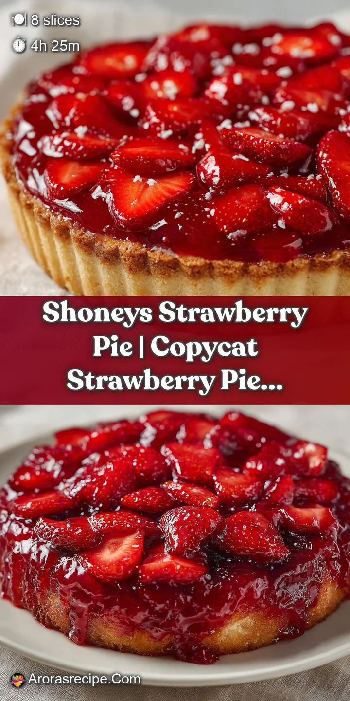 Close-up of glistening red glaze over fresh strawberries with a focus on the golden, flaky texture of the crust.