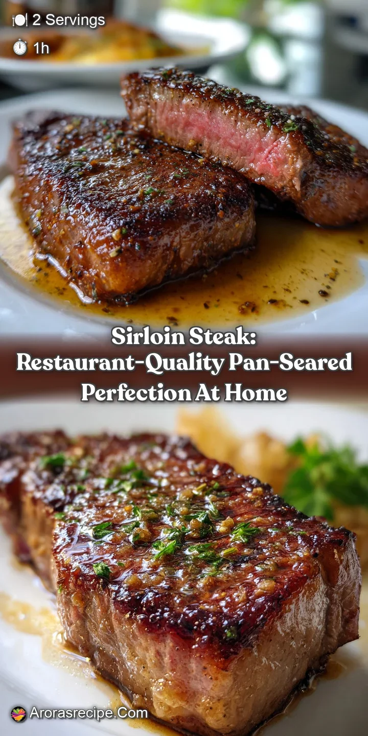 Sirloin Steak: Restaurant-Quality Pan-Seared Perfection at Home