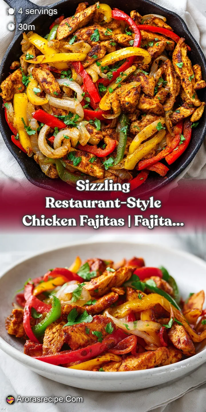 Juicy, seasoned chicken strips mingle with smoky, blistered peppers, a tantalizing close-up.