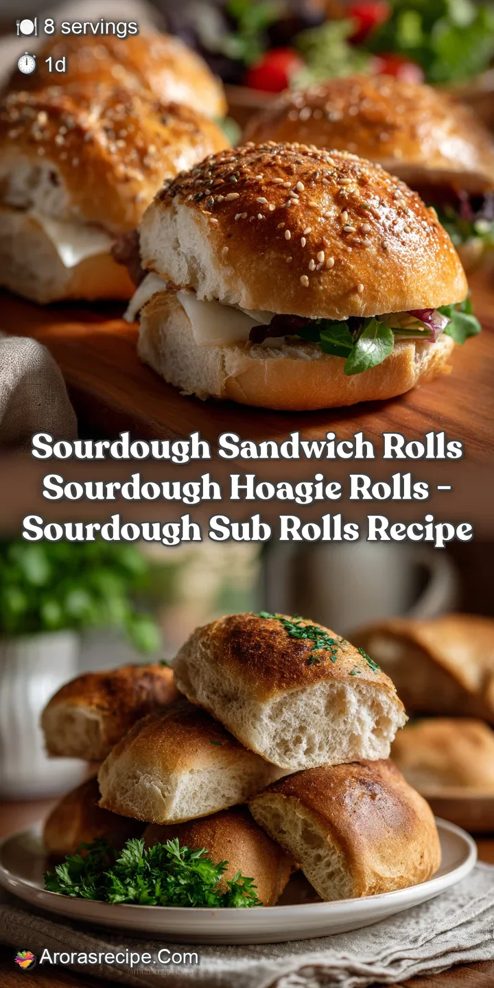 Crusty, golden-brown roll with a soft, inviting interior. Visible air pockets and a dusting of flour, perfect for a hearty...