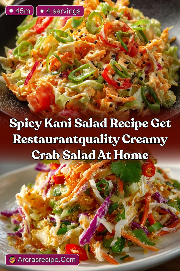 Spicy Kani Salad Recipe Get RestaurantQuality Creamy Crab Salad at Home